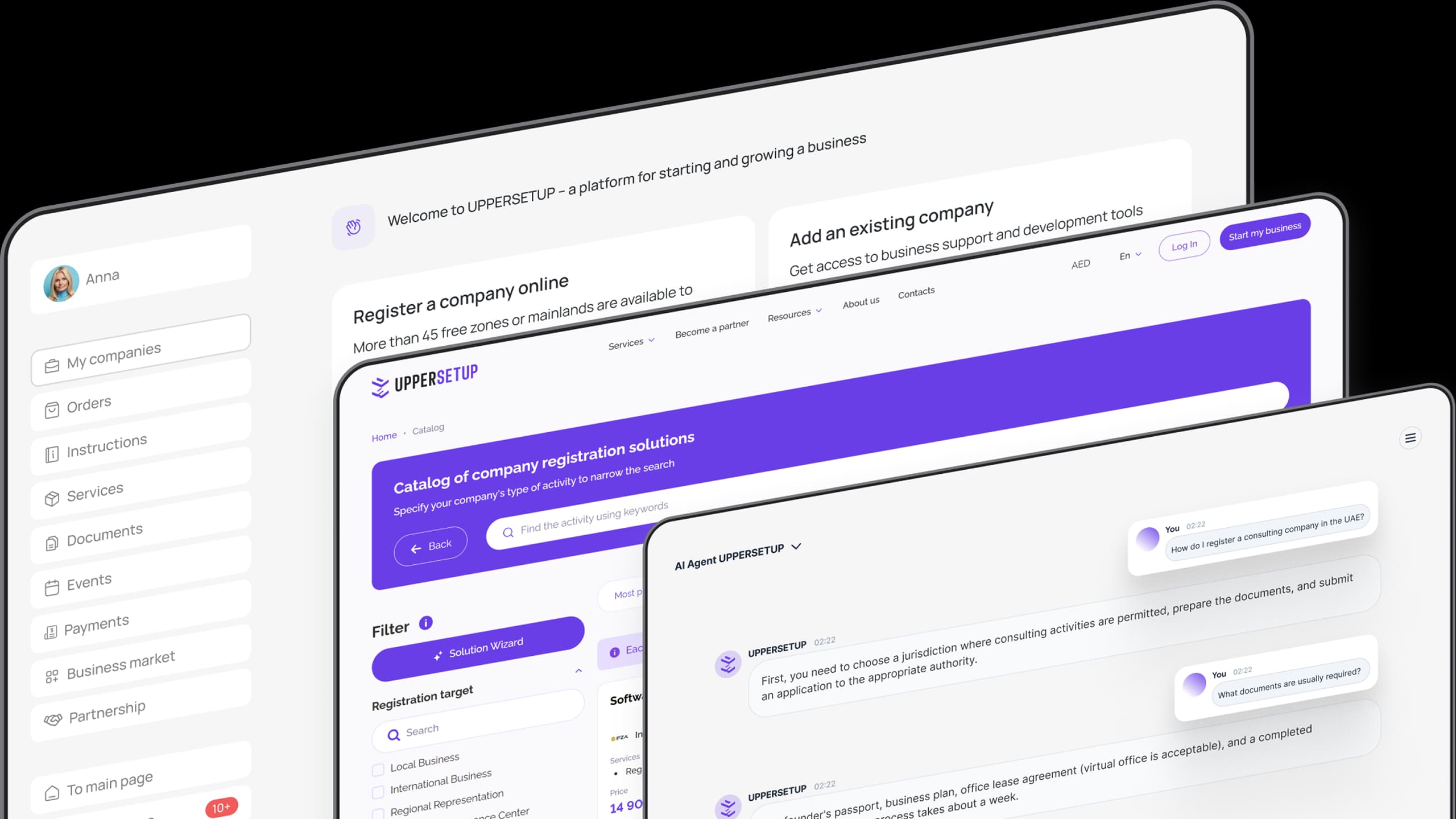 UPPERSETUP Platform