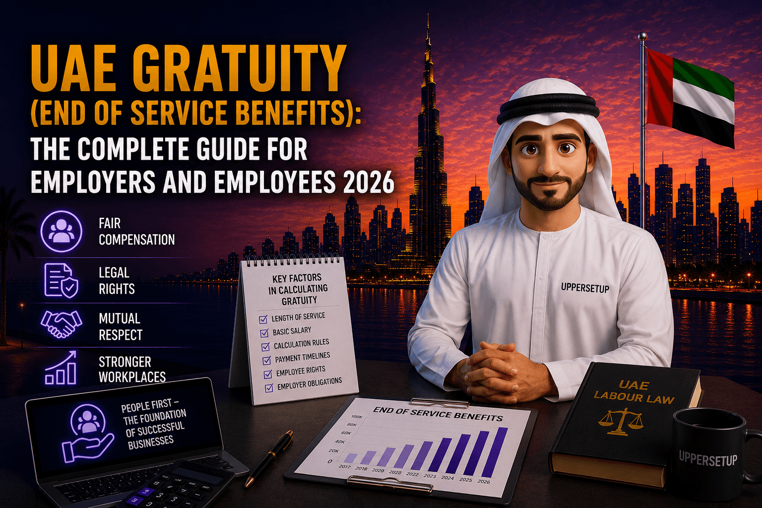 UAE Gratuity (End of Service Benefits): The Complete Guide for Employers and Employees 2026