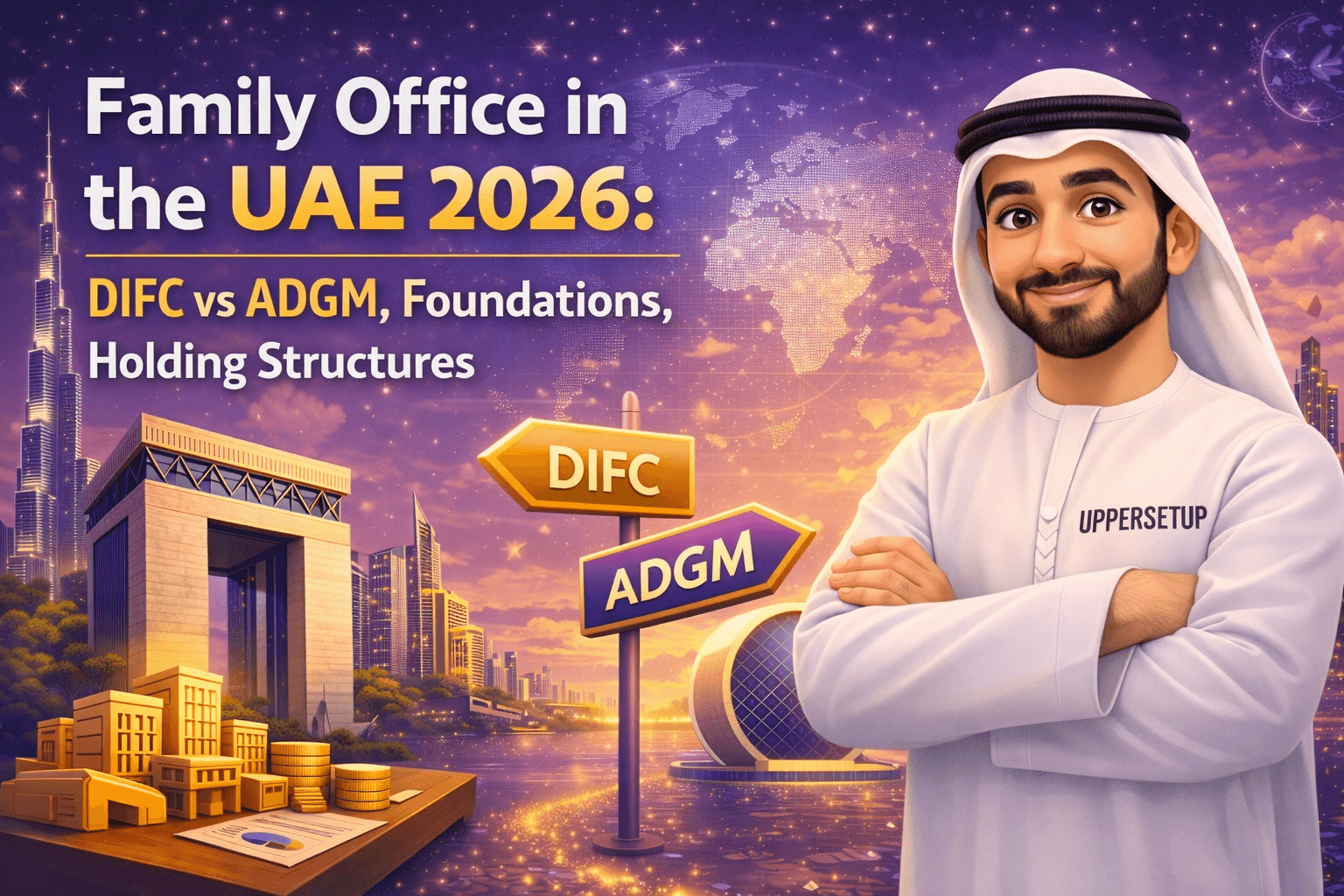 Family Office in the UAE in 2026: DIFC vs ADGM, Foundations, Holding Structures and the New Architecture of Private Wealth