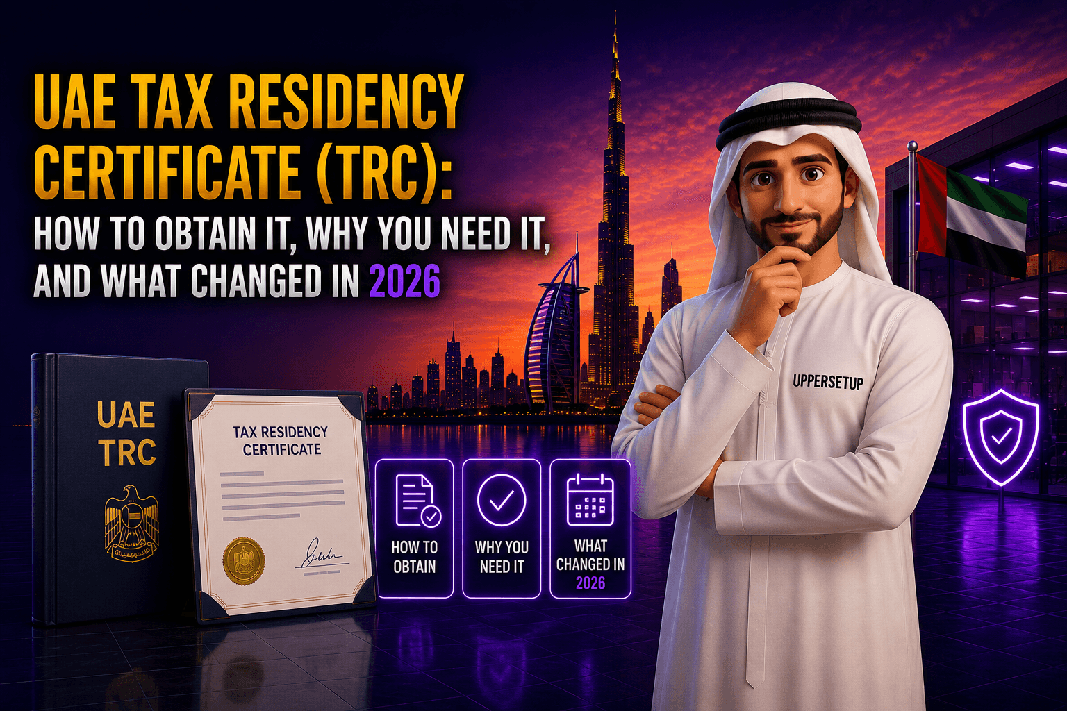 UAE Tax Residency Certificate (TRC): How to Obtain It, Why You Need It, and What Changed in 2026