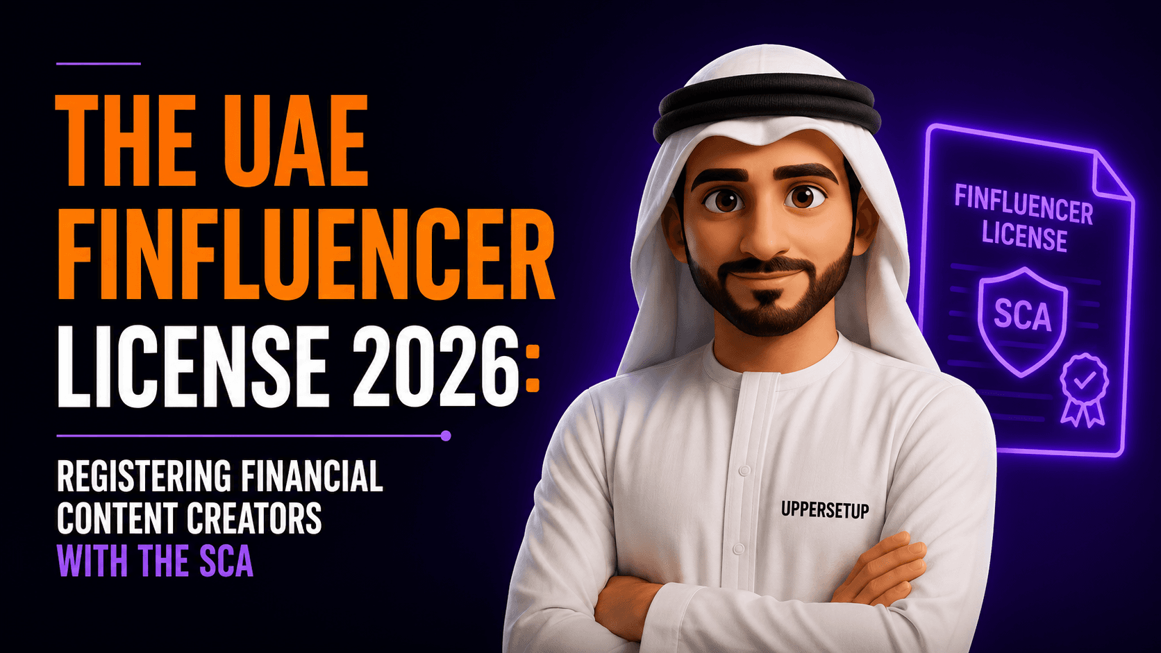 The UAE Finfluencer License 2026: Registering Financial Content Creators with the SCA