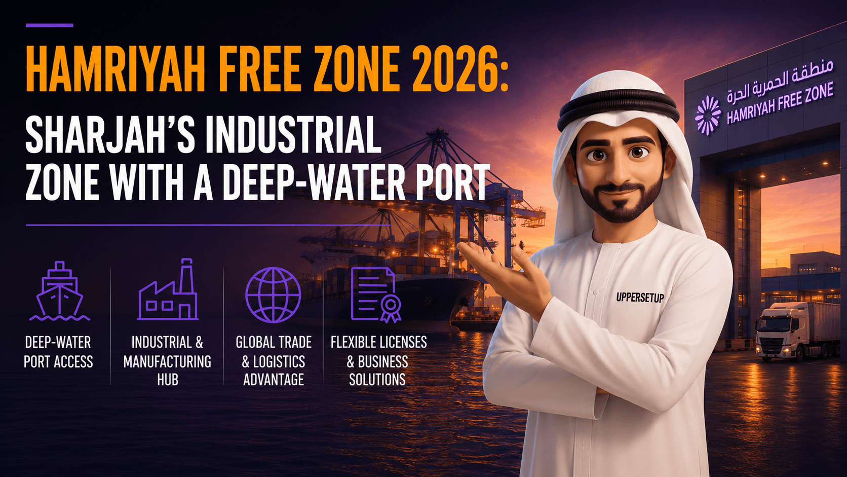 Hamriyah Free Zone 2026: Sharjah’s Industrial Zone with a Deep-Water Port