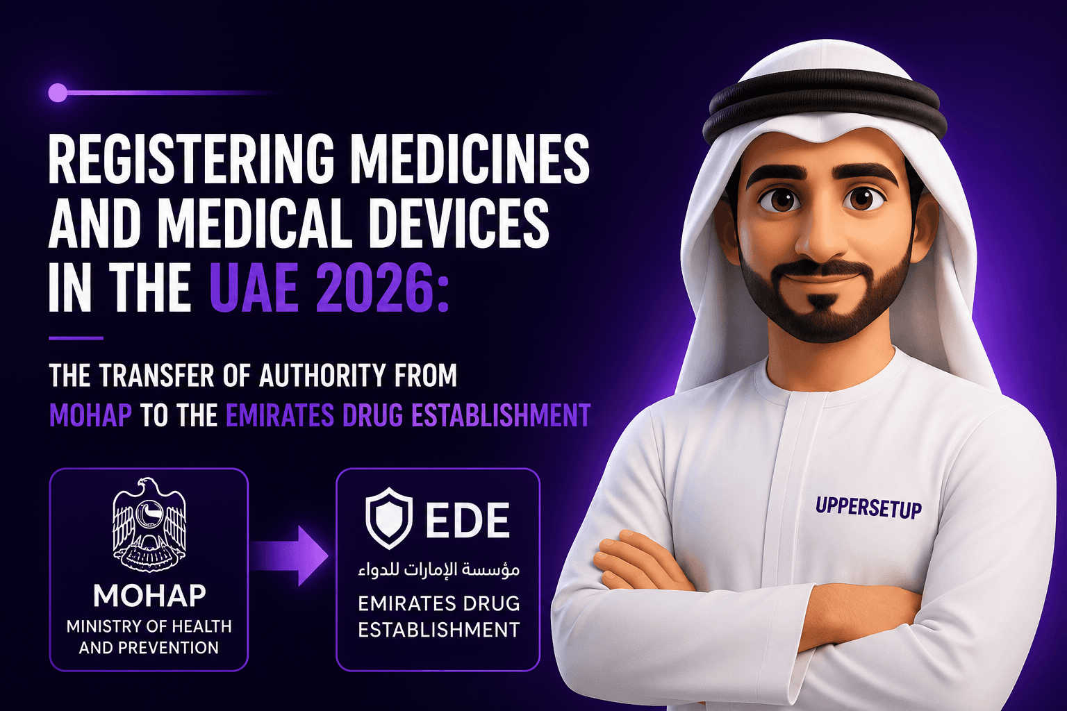 Registering Medicines and Medical Devices in the UAE 2026: The Transfer of Authority From MOHAP to the Emirates Drug Establishment