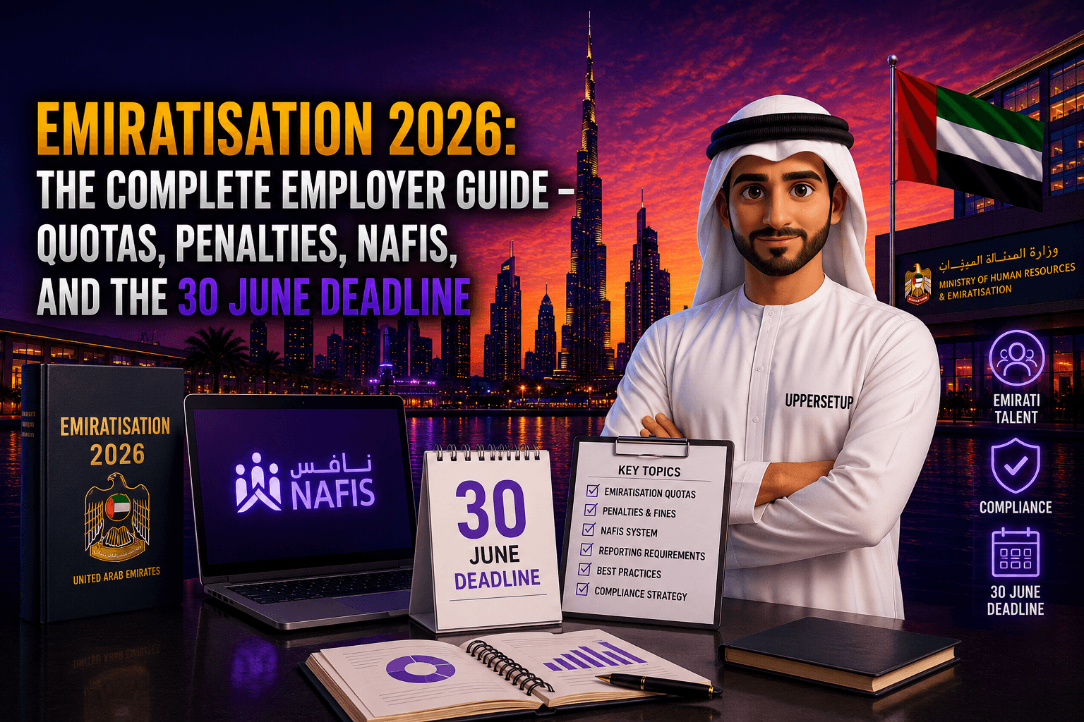 Emiratisation 2026: The Complete Employer Guide — Quotas, Penalties, Nafis, and the 30 June Deadline