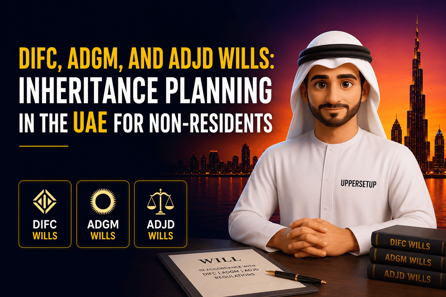 DIFC, ADGM, and ADJD Wills: Inheritance Planning in the UAE for Non-Residents