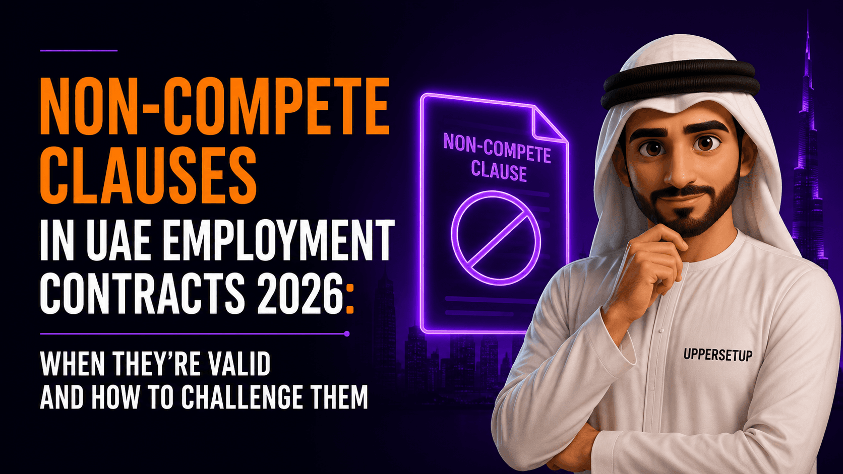Non-Compete Clauses in UAE Employment Contracts 2026: When They’re Valid and How to Challenge Them