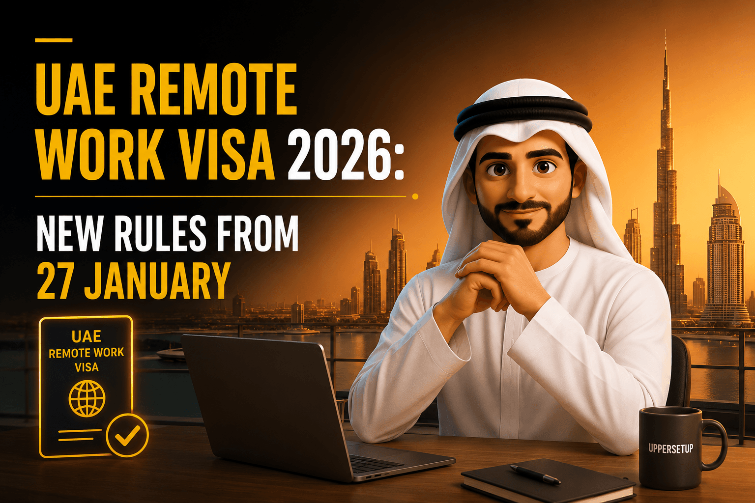UAE Remote Work Visa 2026: New Rules from 27 January